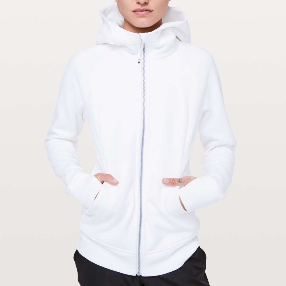 Lululemon Scuba Full-Zip Hoodie White Size 4